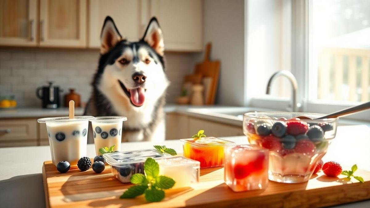 Frozen husky treat recipes I whip up for hot days