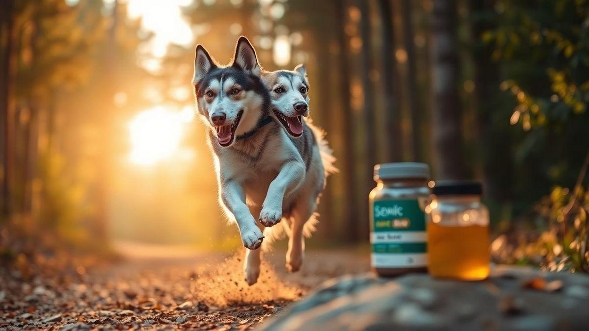 I add supplements for active huskies joint energy and recovery