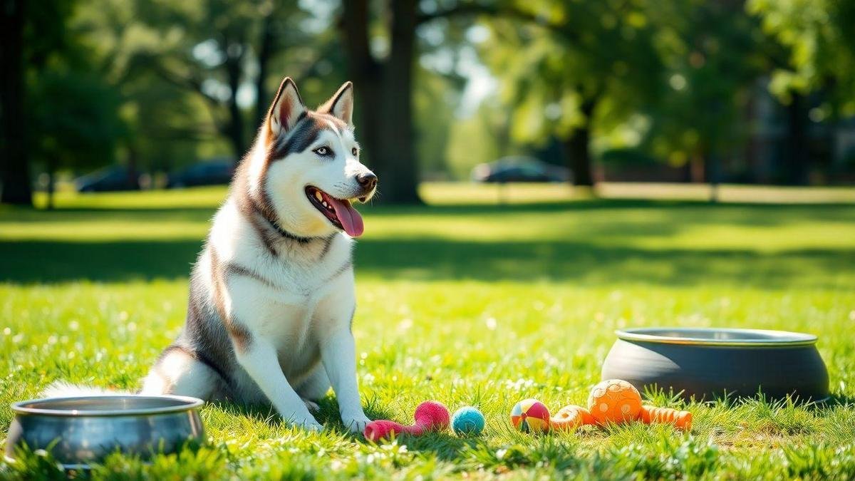 I explain obesidad en husky senior and how I prevent extra pounds safely