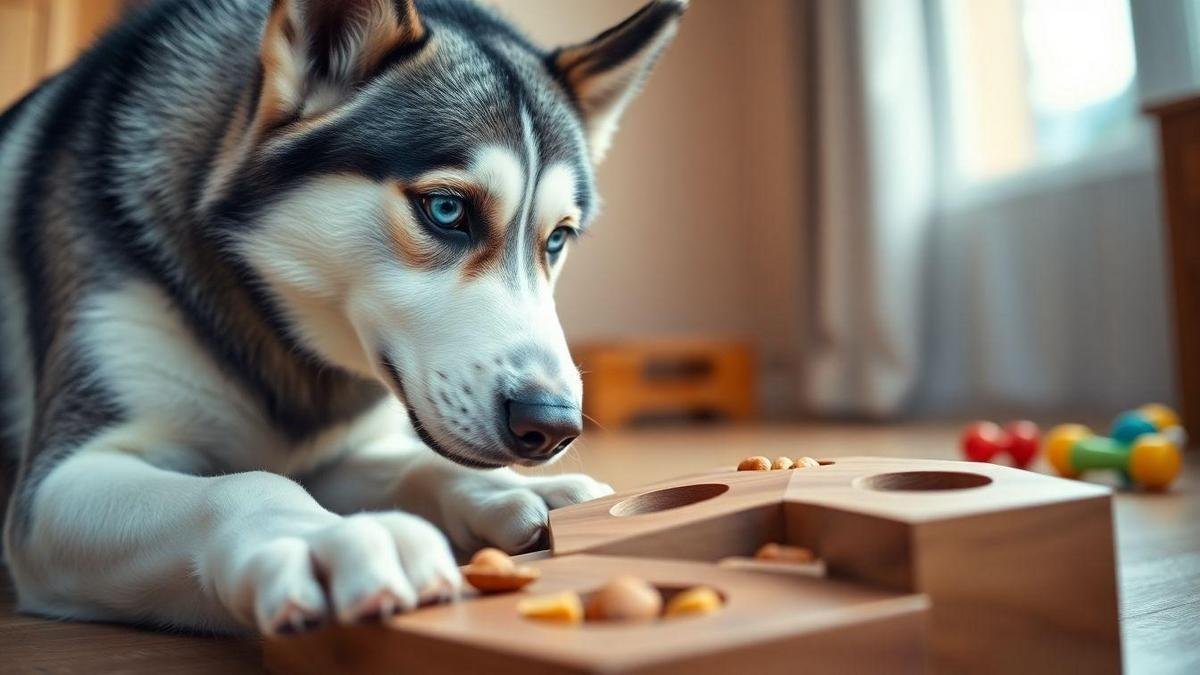 I explain The importance of mental stimulation for a Husky Siberiano’s well-being