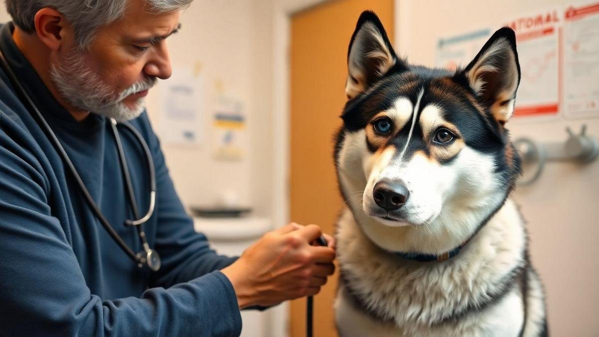 I outline problemas cardíacos husky siberiano and insuficiencia renal husky adulto mayor and how I monitor them