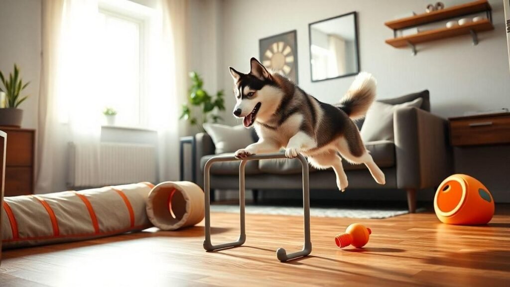 ideal-exercise-routines-husky-siberiano-small-apartment